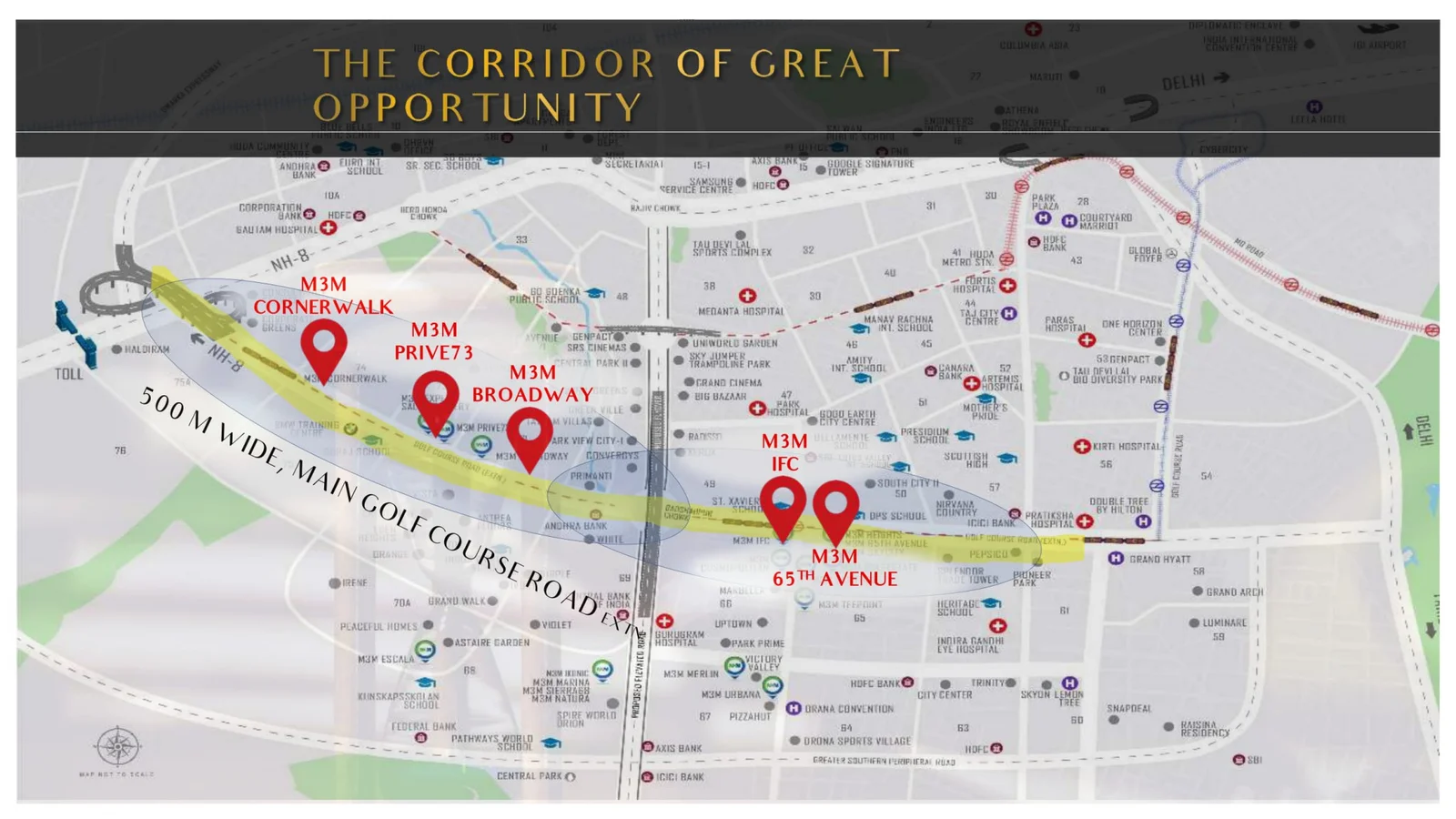 M3m-3d3-deals-in-1-offer-commercial-projects-gurgaon-location-map