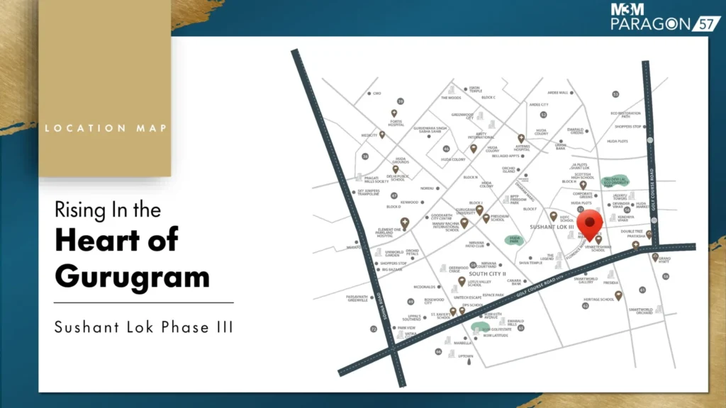 M3m-paragon-57-location-map