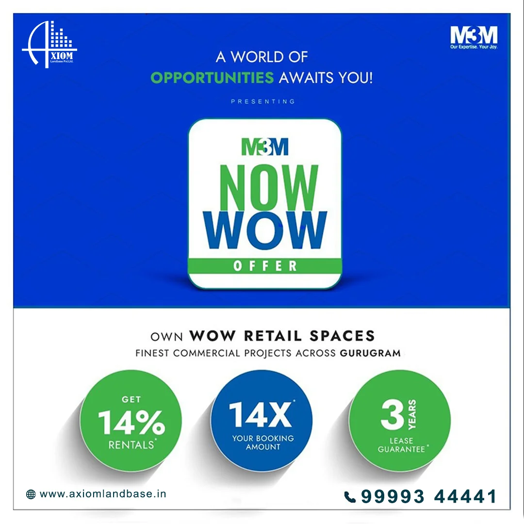 M3m-now-wow-offers-on-commercial-project-in-gurgaon