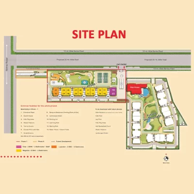 Ashiana-anmol-site-map