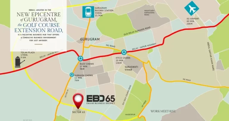 Emaar-business-district-ebd-65-location-map