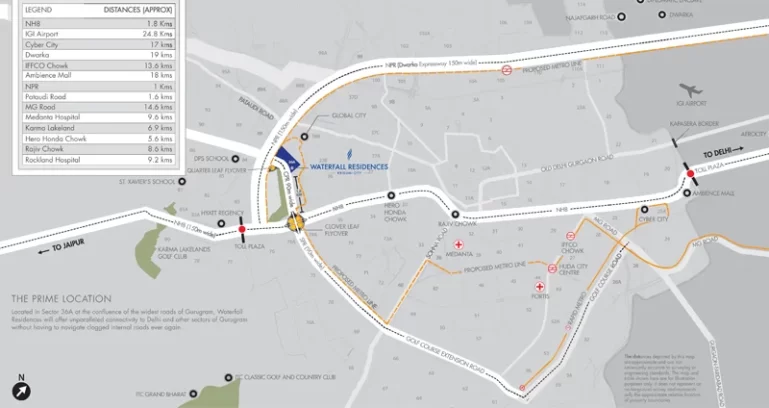 Krisumi-waterfall-residences-location-map