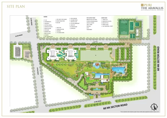 Puri-the-aravallis-site-plan