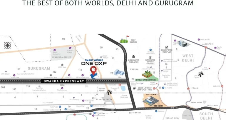 Smart-world-one-dxp-location-map